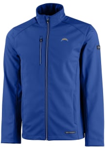Cutter and Buck Los Angeles Chargers Mens Blue Evoke Light Weight Jacket