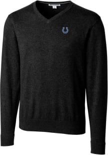 Cutter and Buck Indianapolis Colts Mens Black Lakemont Long Sleeve Sweater