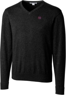 Cutter and Buck New York Giants Mens Black Lakemont Long Sleeve Sweater