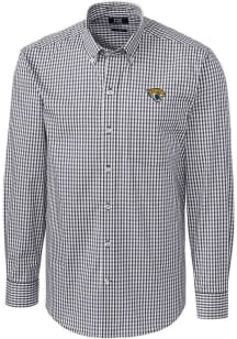 Cutter and Buck Jacksonville Jaguars Mens Charcoal Easy Care Long Sleeve Dress Shirt