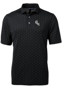 Cutter and Buck Chicago White Sox Black City Connect Virtue Eco Pique Tle Big and Tall Polo