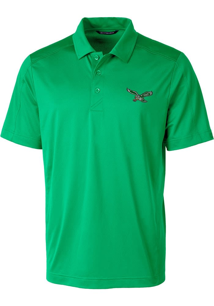 Cutter and Buck Eagles Prospect Green Short Sleeve Polo