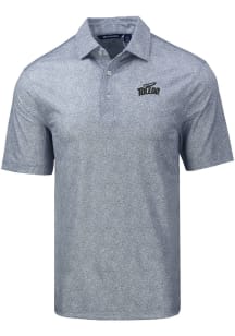 Cutter and Buck Toledo Rockets Mens Grey Pike Constellation Print Short Sleeve Polo