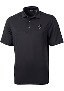 Cutter and Buck Texas Tech Red Raiders Mens Black Virtue Short Sleeve Polo