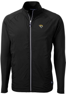 Cutter and Buck Jacksonville Jaguars Mens Black Adapt Eco Big and Tall Light Weight Jacket