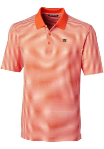 Cutter and Buck Cincinnati Bengals Mens Orange Forge Big and Tall Polos Shirt