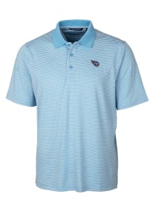 Cutter and Buck Tennessee Titans Mens Light Blue Forge Big and Tall Polos Shirt