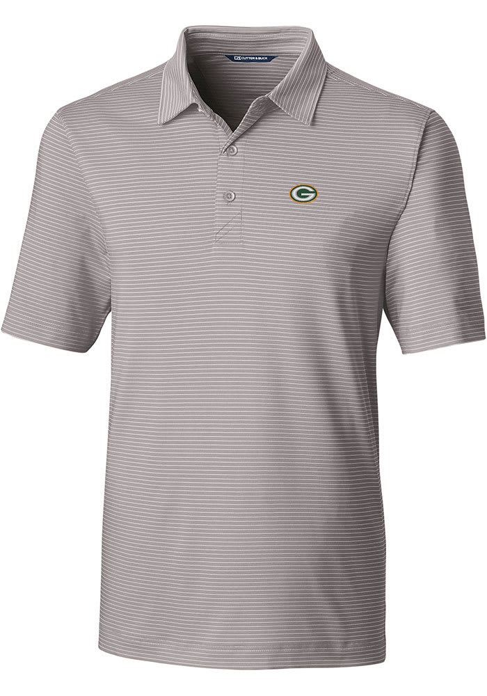 Green Bay Packers Cutter & Buck Big & Tall Forge Stretch Polo - Black