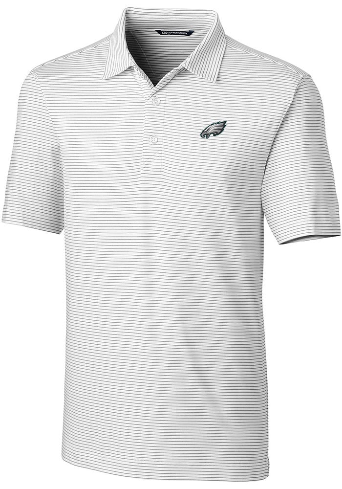 Philadelphia Eagles Cutter Buck Big Tall Forge Stretch Polo