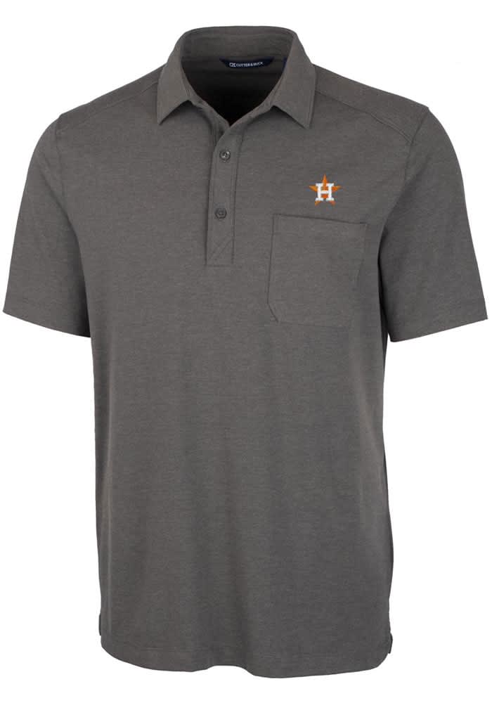 Antigua Men's Houston Astros Legacy Pique Polo Shirt