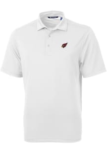 Cutter and Buck Arizona Cardinals White Virtue Eco Pique Big and Tall Polo