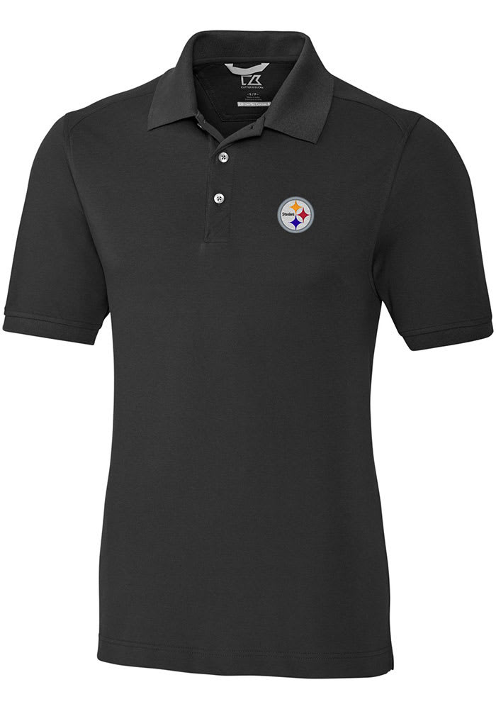 Men's Cutter & Buck White Pittsburgh Steelers Big Tall Advantage