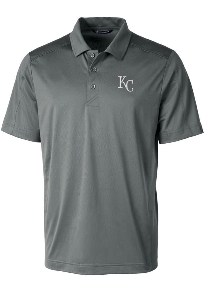 Kansas City Royals Cutter & Buck Women's City Connect DryTec Forge Stretch  Polo - Light Blue