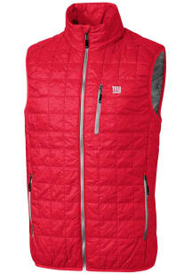 Cutter and Buck New York Giants Big and Tall Red Rainier PrimaLoft Mens Vest