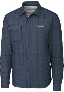 Cutter and Buck Seattle Seahawks Mens Grey Rainier PrimaLoft Big and Tall Lined Jacket