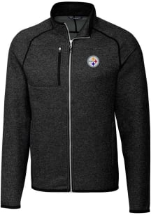 Cutter and Buck Pittsburgh Steelers Mens Grey Mainsail Big and Tall Light Weight Jacket