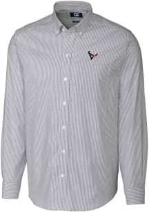 Cutter and Buck Houston Texans Mens Charcoal Stretch Oxford Big and Tall Dress Shirt