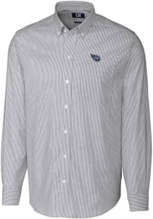 Cutter and Buck Tennessee Titans Mens Charcoal Stretch Oxford Big and Tall Dress Shirt