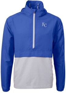 Cutter and Buck Kansas City Royals Mens Blue Charter Pullover Jackets