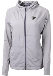 Cutter and Buck Atlanta Falcons Womens Grey Adapt Eco Light Weight Jacket