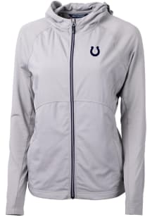 Cutter and Buck Indianapolis Colts Womens Grey Adapt Eco Light Weight Jacket