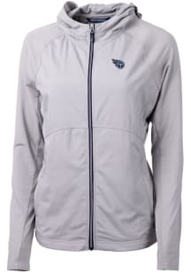 Cutter and Buck Tennessee Titans Womens Grey Adapt Eco Light Weight Jacket