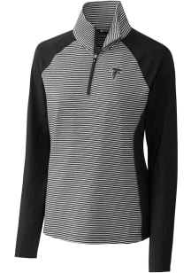 Cutter and Buck Atlanta Falcons Womens Black Forge 1/4 Zip Pullover