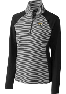 Cutter and Buck Jacksonville Jaguars Womens Black Forge 1/4 Zip Pullover