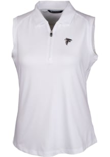 Cutter and Buck Atlanta Falcons Womens White Forge Polo Shirt