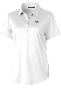 Cutter and Buck Baltimore Ravens Womens White Prospect Short Sleeve Polo Shirt