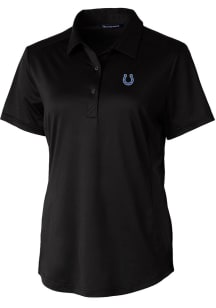 Cutter and Buck Indianapolis Colts Womens Black Prospect Short Sleeve Polo Shirt