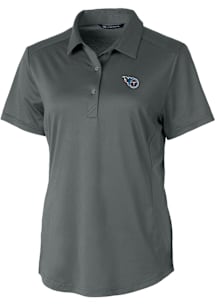 Cutter and Buck Tennessee Titans Womens Grey Prospect Short Sleeve Polo Shirt
