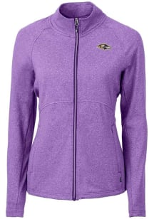 Cutter and Buck Baltimore Ravens Womens Purple Adapt Eco Light Weight Jacket