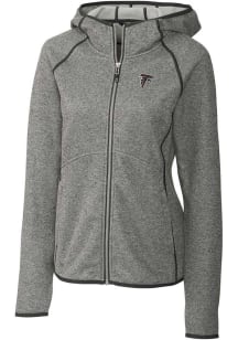 Cutter and Buck Atlanta Falcons Womens Grey Mainsail Medium Weight Jacket