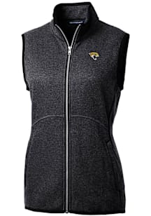 Cutter and Buck Jacksonville Jaguars Womens Charcoal Mainsail Vest