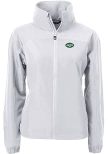 Cutter and Buck New York Jets Womens Grey Charter Eco Light Weight Jacket