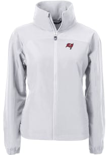 Cutter and Buck Tampa Bay Buccaneers Womens Grey Charter Eco Light Weight Jacket