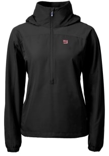 Cutter and Buck New York Giants Womens Black Charter Eco Long Sleeve Pullover