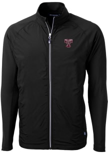 Cutter and Buck Texas A&amp;M Aggies Mens Black Adapt Eco Vault Big and Tall Light Weight Jacket