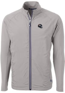 Cutter and Buck Denver Broncos Mens Grey Helmet Adapt Eco Big and Tall Light Weight Jacket