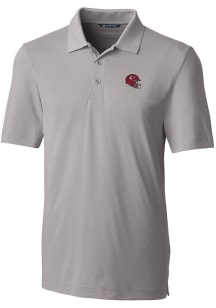 Cutter and Buck Kansas City Chiefs Grey Helmet Forge Big and Tall Polo