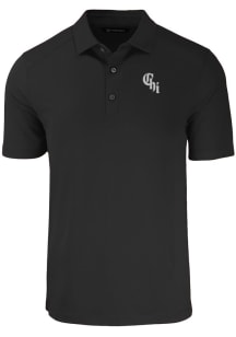 Cutter and Buck Chicago White Sox Black City Connect Forge Stretch Big and Tall Polo