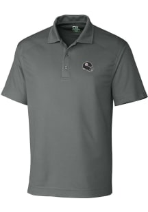 Cutter and Buck Pittsburgh Steelers Mens Grey Drytec Genre Big and Tall Polos Shirt