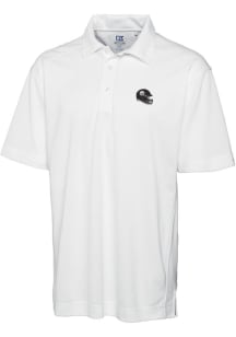 Cutter and Buck Pittsburgh Steelers Mens White Drytec Genre Big and Tall Polos Shirt