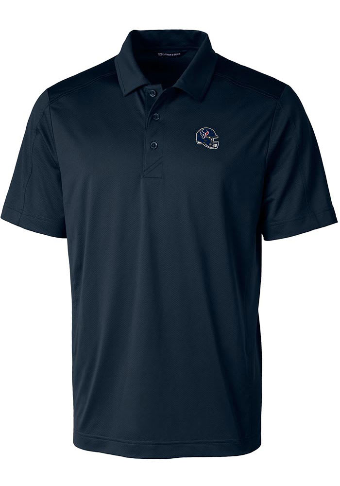 Cutter and Buck Houston Texans Mens Navy Blue Prospect Big and Tall Polos  Shirt
