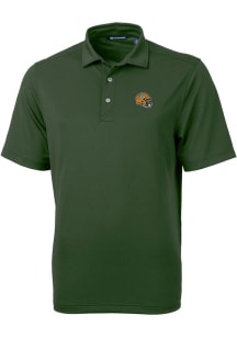 Cutter and Buck Green Bay Packers Green Helmet Virtue Eco Pique Big and Tall Polo