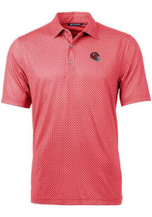 Cutter and Buck Kansas City Chiefs Mens Red Pike Big and Tall Polos Shirt