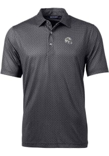Cutter and Buck Miami Dolphins Mens Black Pike Big and Tall Polos Shirt