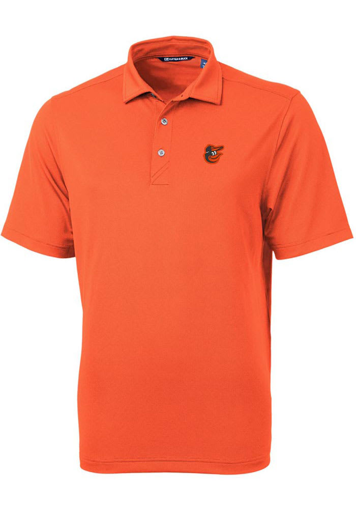 Men's Cutter & Buck Black Baltimore Orioles Virtue Eco Pique Recycled Polo Size: Small