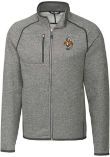 Cutter and Buck Tennessee Volunteers Mens Grey Mainsail Vault Big and Tall Light Weight Jacket